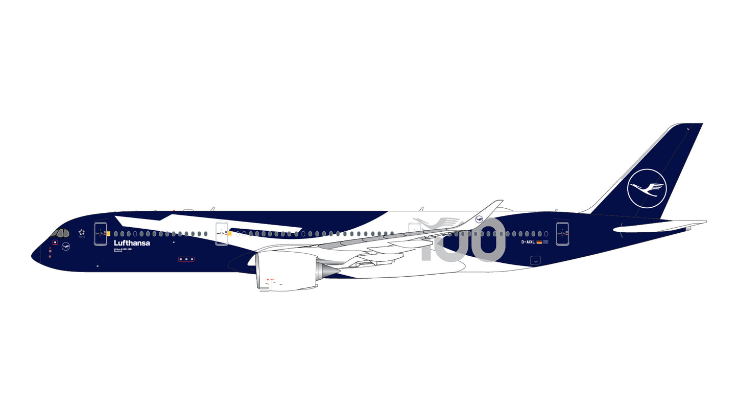 Preorder 1:400 Lufthansa A350-900 "100 Years" Gemini Jets