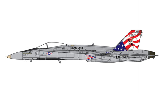 Pre-order 1:72 U.S Marine Corps F/A-18C "U.S Flag on Tail" GeminiAces