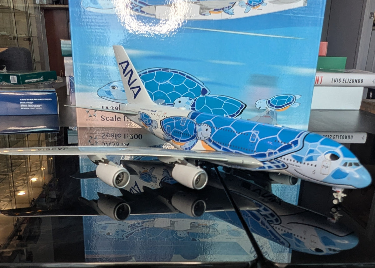 1:200 ANA All Nippon Airways  A380-800 “Flying Honu Blue” SQ Wings