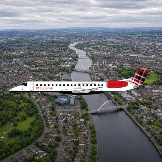 Pre-order* 1:400 Loganair Embraer E145 3D Design Deck