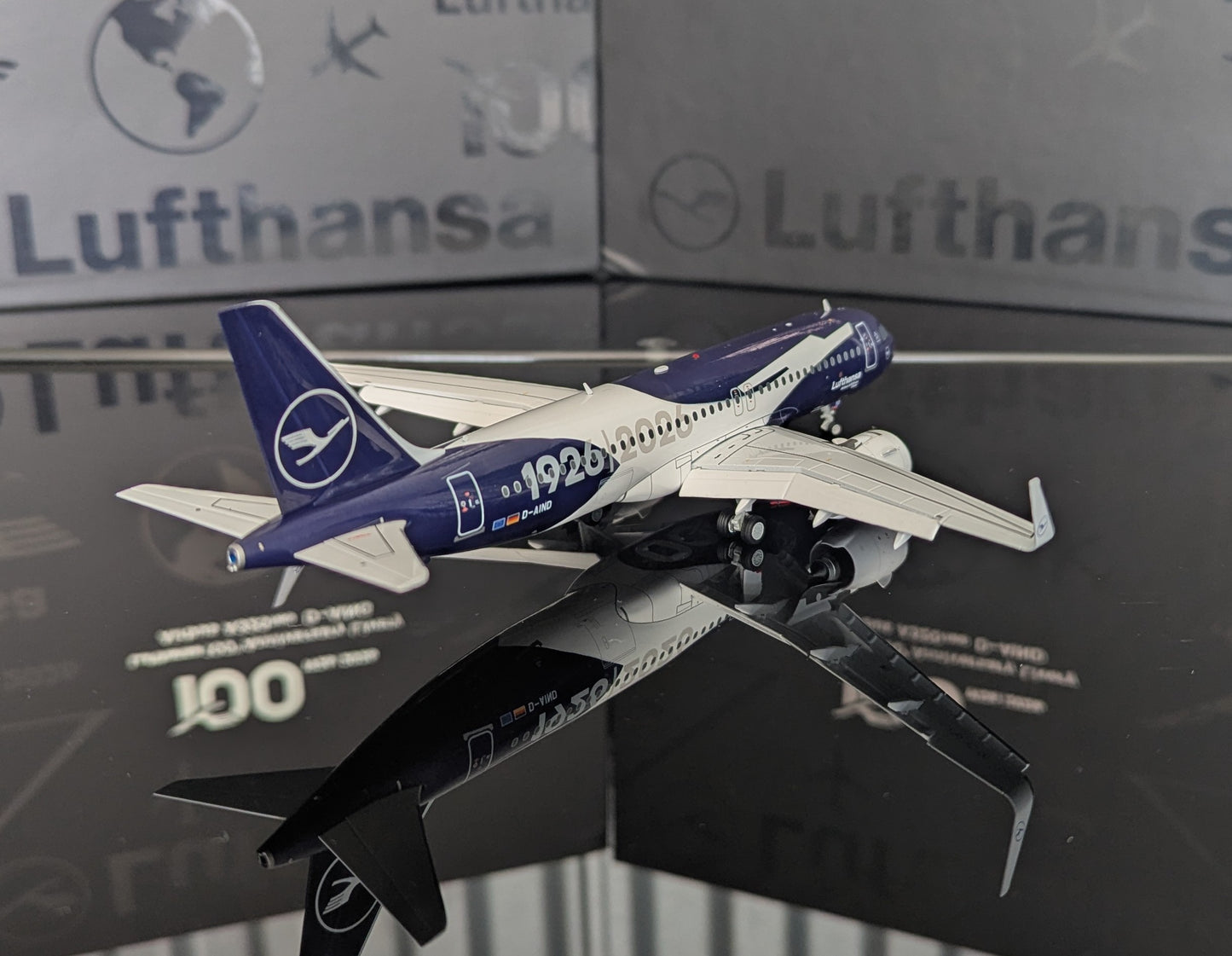 1:200 Lufthansa A320neo “100 Year Anniversary” D-AIND SQ Wings Flaps Down*