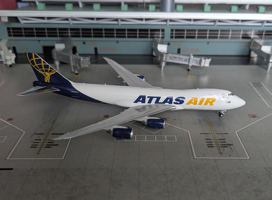 1:400 Atlas Air B747-8F N863GT Gemini Jets Last B747 EVER!!