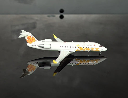 1:400 Air Canada Jazz CRJ-200 Yellow 3D Design Deck