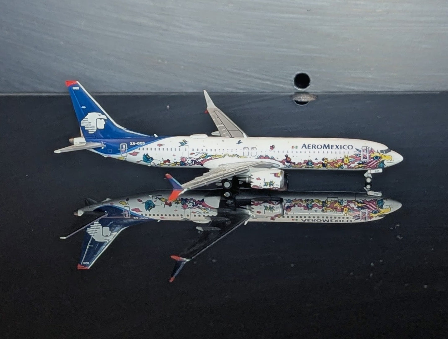 1:400 Aeromexico B737 Max 9 “Kukulcán” livery Gemini Jets