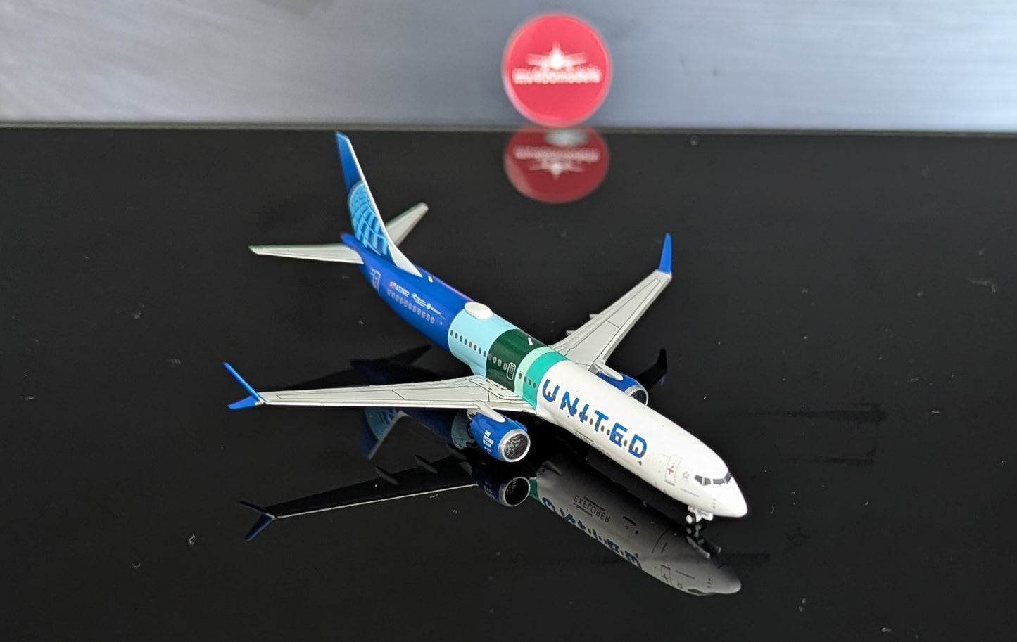 1:400 United Airlines 737 MAX 10 "ecoDemonstrator Explorer" sticker NG Models