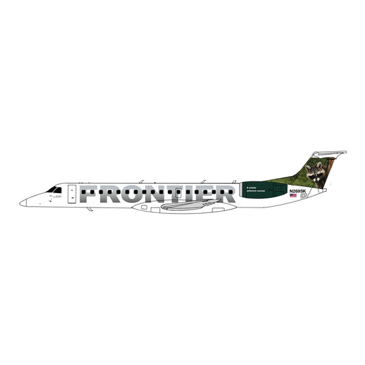 Pre-order* 1:400 Frontier Embraer E145 3D Design Deck