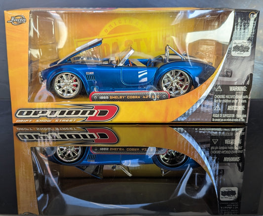 1/24 Option D 1965 Shelby Cobra 427 "DUB City" Jada Toys -Diecast Model Car