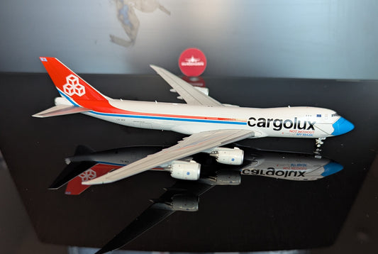 1:400 Cargolux B747-8F "Not Without My Mask" YY Wings