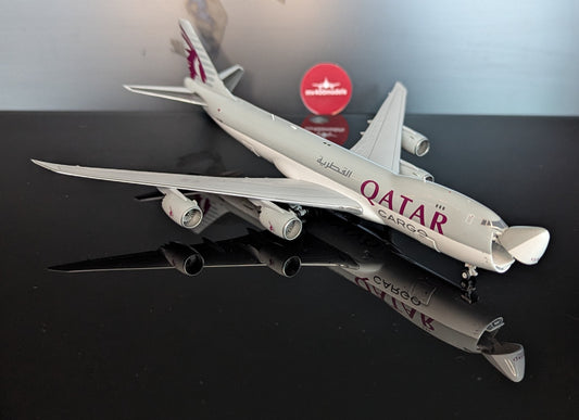 1:400 Qatar Air Cargo B747-8F “Interactive Series” JC Wings