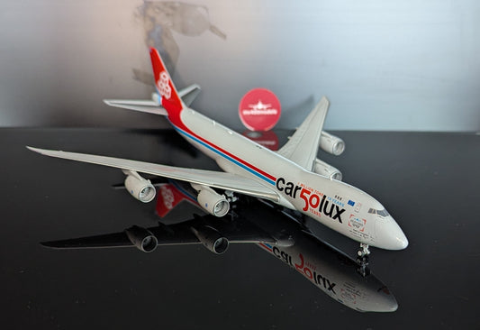 1:400 Cargolux B747-8F “car50lux Air Silk Road” Small Titles” JC Wings