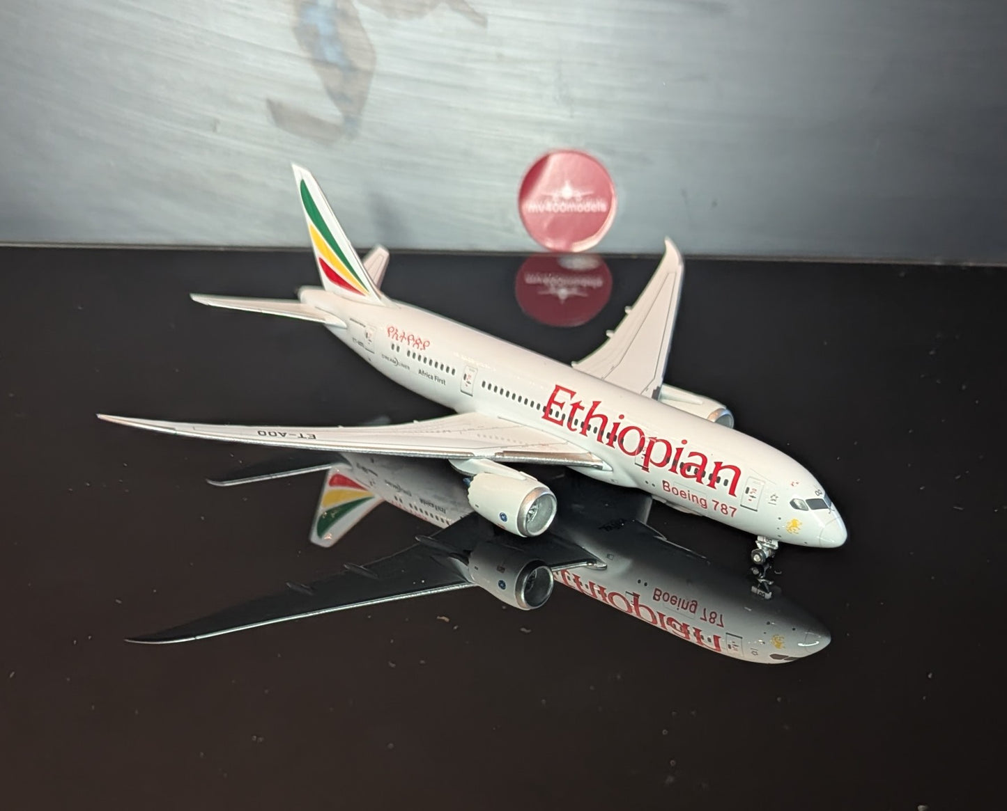 1:400 Ethiopian Airlines B787-8 Dreamliner Witty Wings