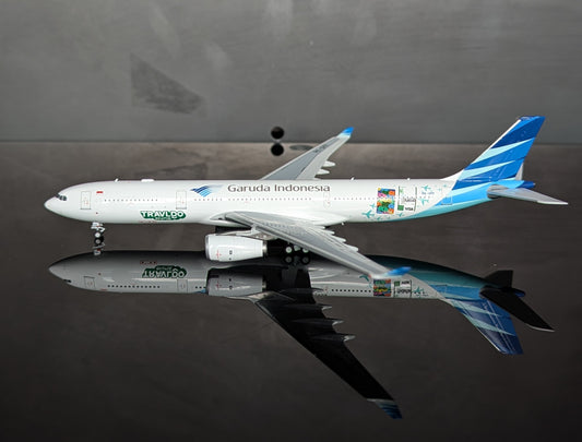 1:400 Garuda Indonesia A330-300 PK-GPV “Hana Travel Go Card” Airlines NG Models