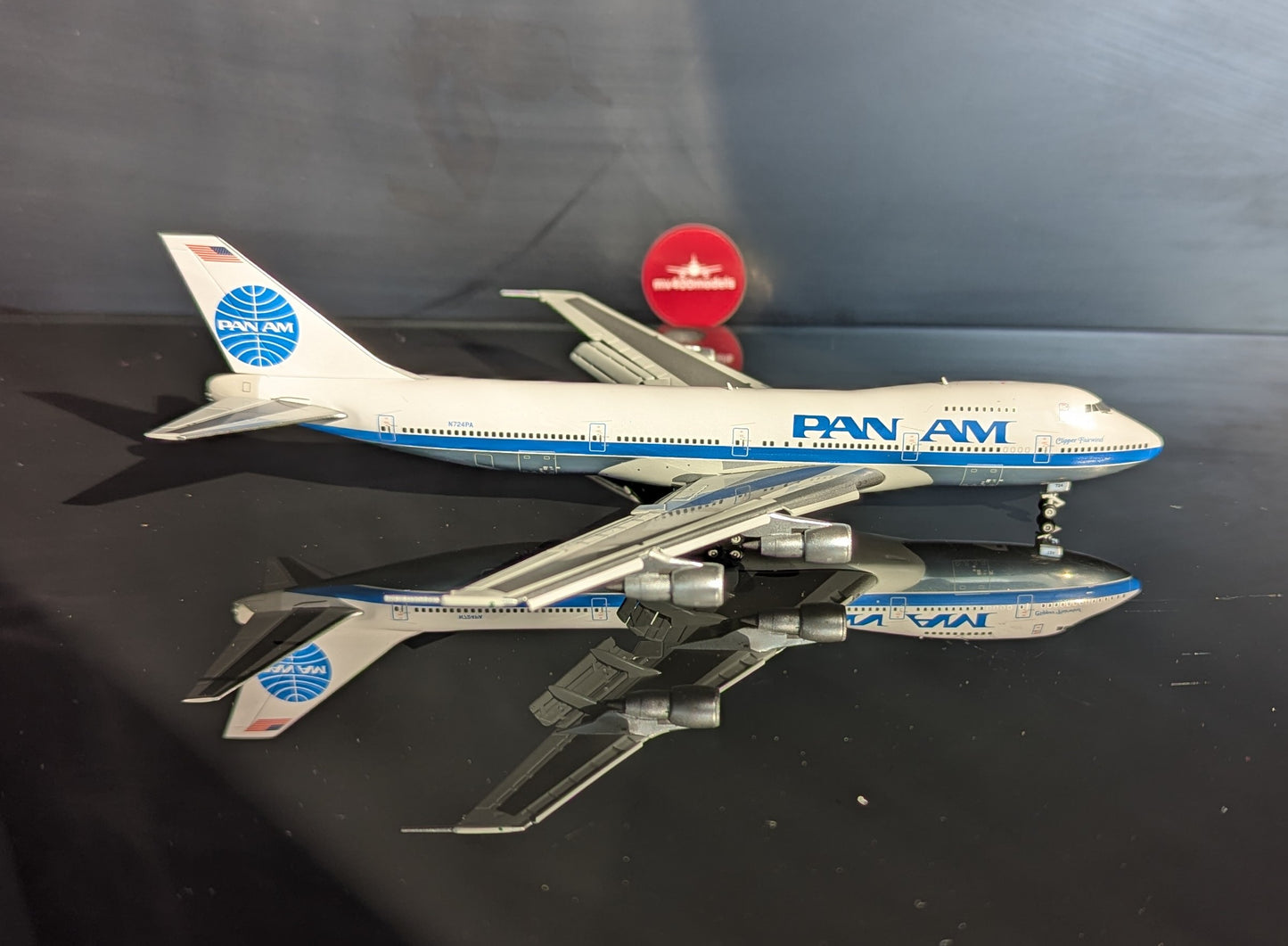 1:400 Pan Am B747-200 “Clipper Fairwind” HX Models Flaps Down*