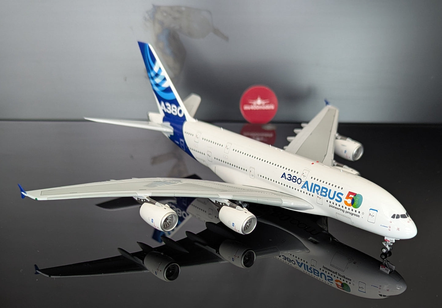 1:400 Airbus Industries A380-800 “50 Years Pioneering Progress” Aviation 400
