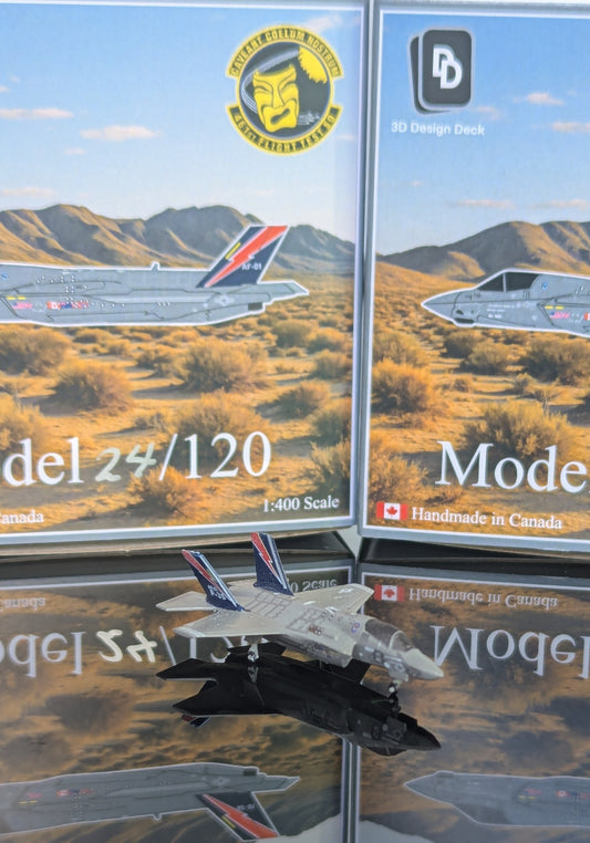 1:400 USAF F-35A 461 Flight Test Squadron Edwards AFB 3D Design Deck