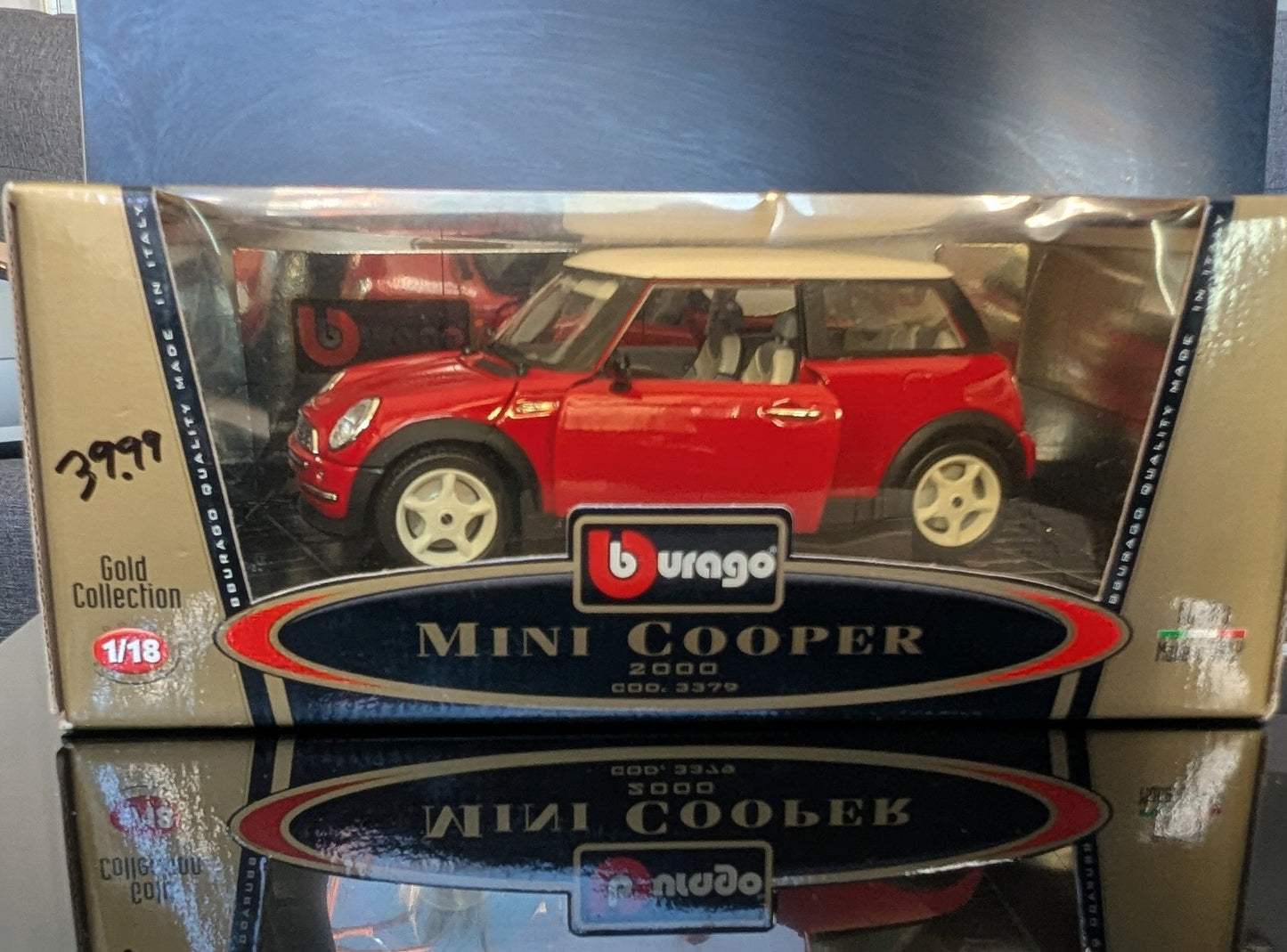 1/18 2000 Mini Cooper S Burago -Diecast Model Car