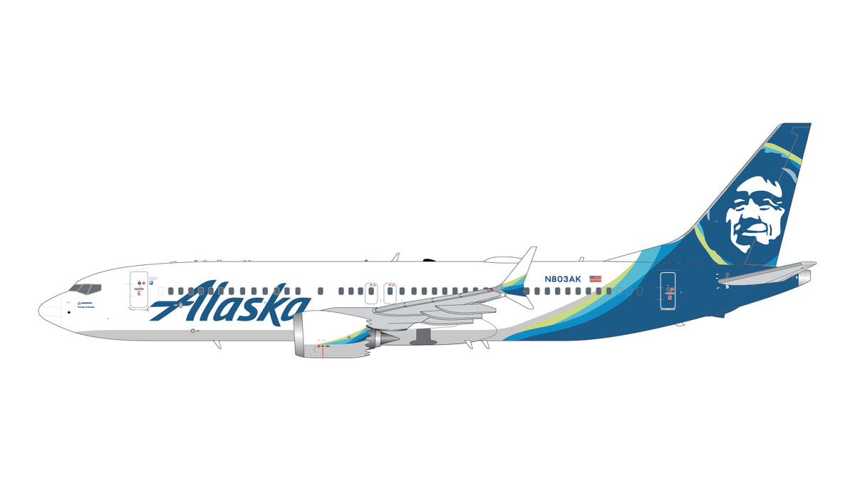 Pre-order 1:200 Alaska Airlines B737 Max 8 N803AK Gemini200