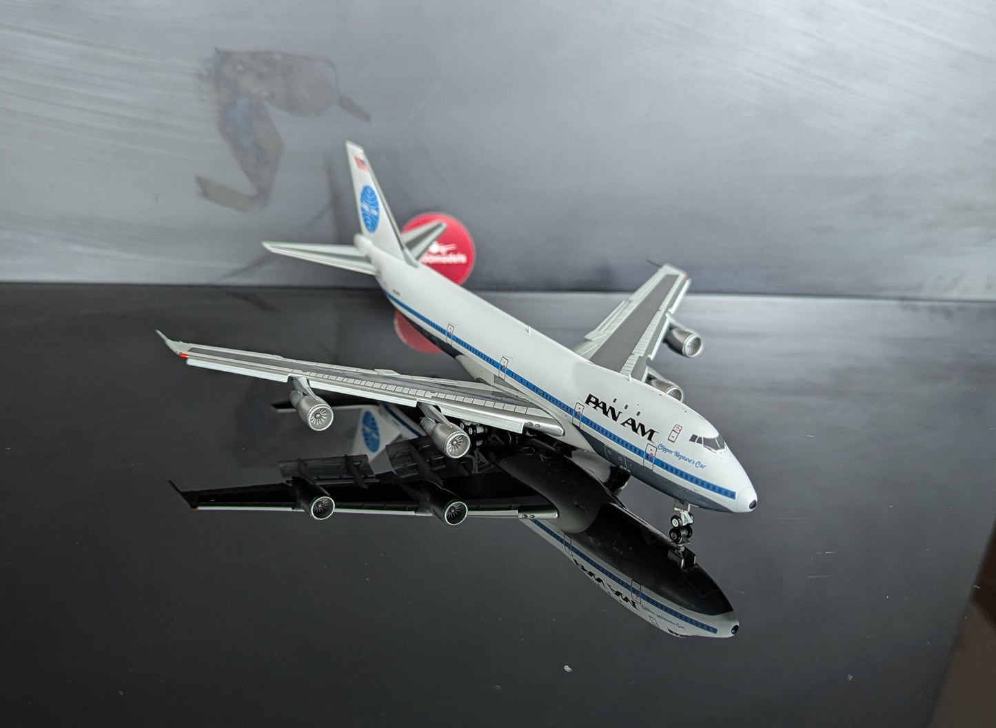 1:400 Pan Am B747-100 “Clipper Neptunes Car” HX Models Flaps Down*