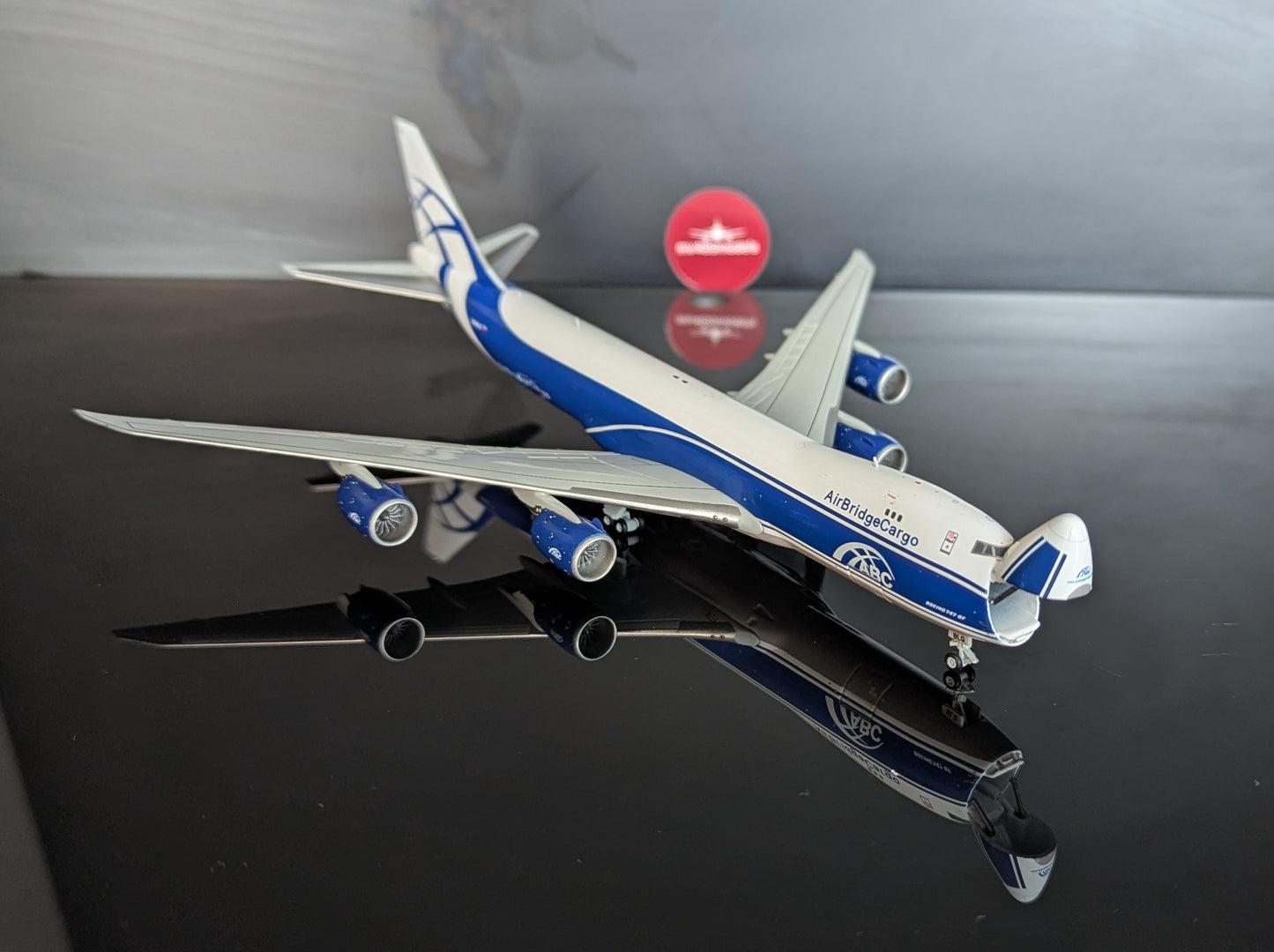 1:400 Air Bridge Cargo B747-8F HX Models VQ-BLQ Interactive Series*