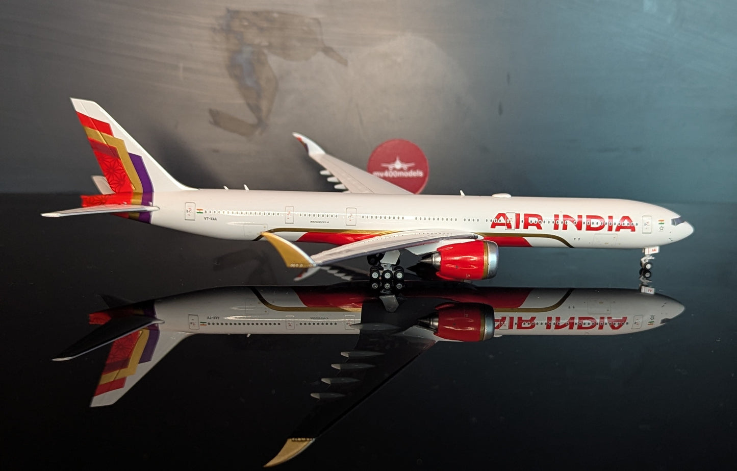 1:400 Air India B777-9 “Folded Wingtips” Gemini Jets