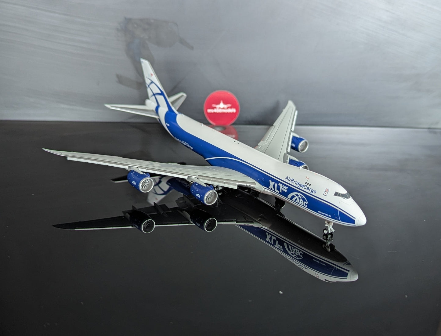 1:400 Air Bridge Cargo B747-8F HX Models VQ-BBY Flaps Down*