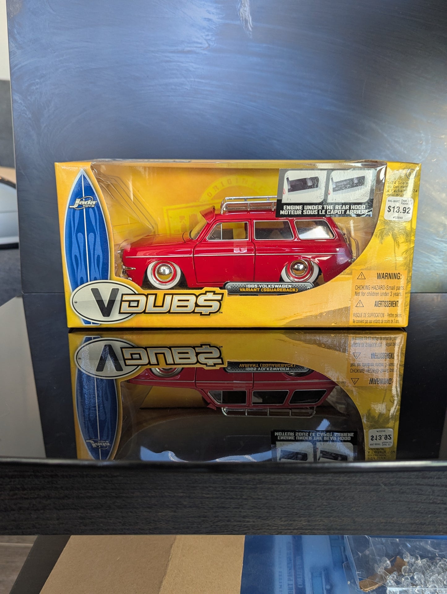 1/24 V-Dub$ 1965 Volkswagen Variant (Squareback) "DUB City" Jada Toys -Diecast Model Car
