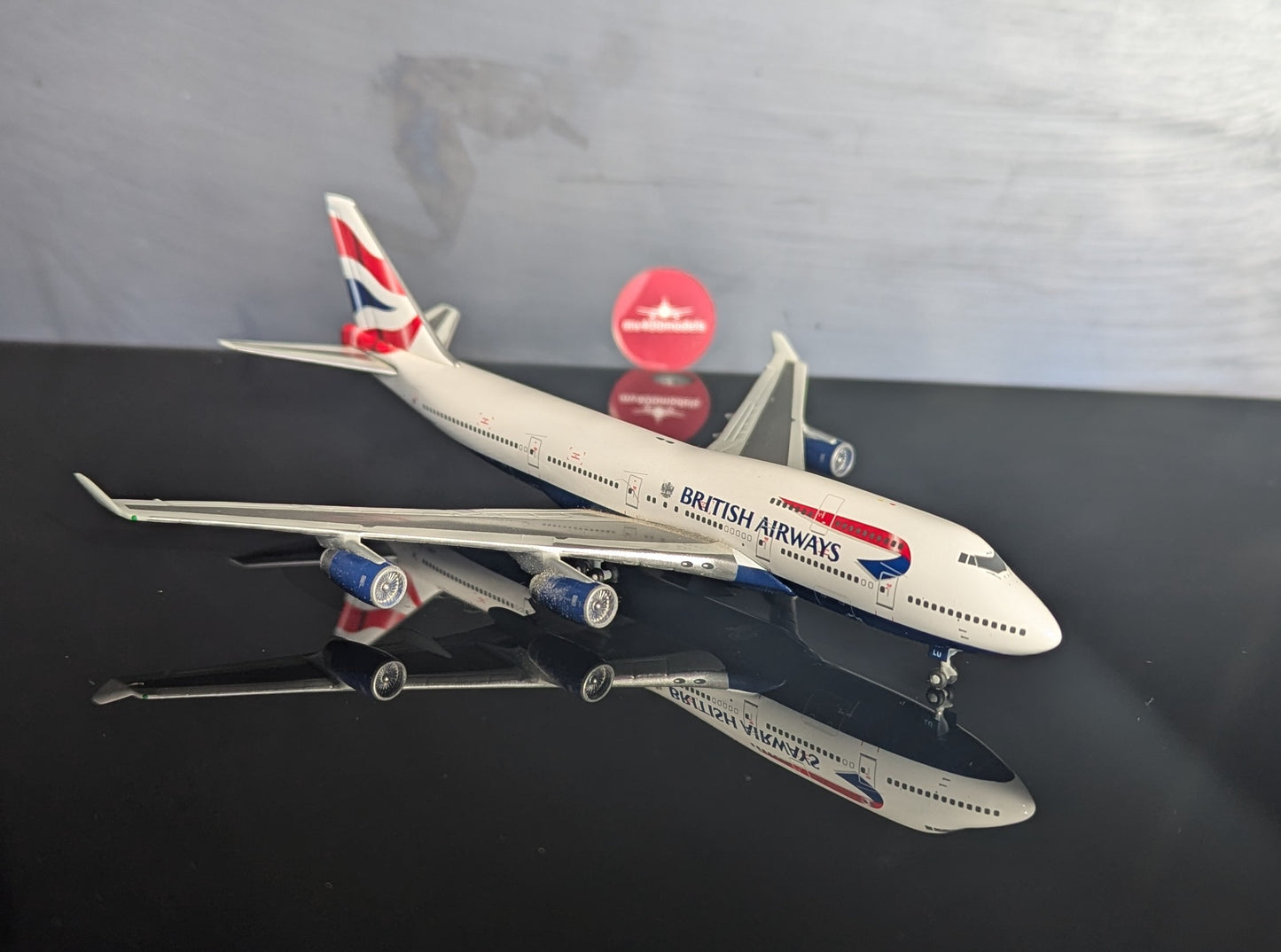 1:400 British Airways B747-400 G-BNLU Gemini Jets