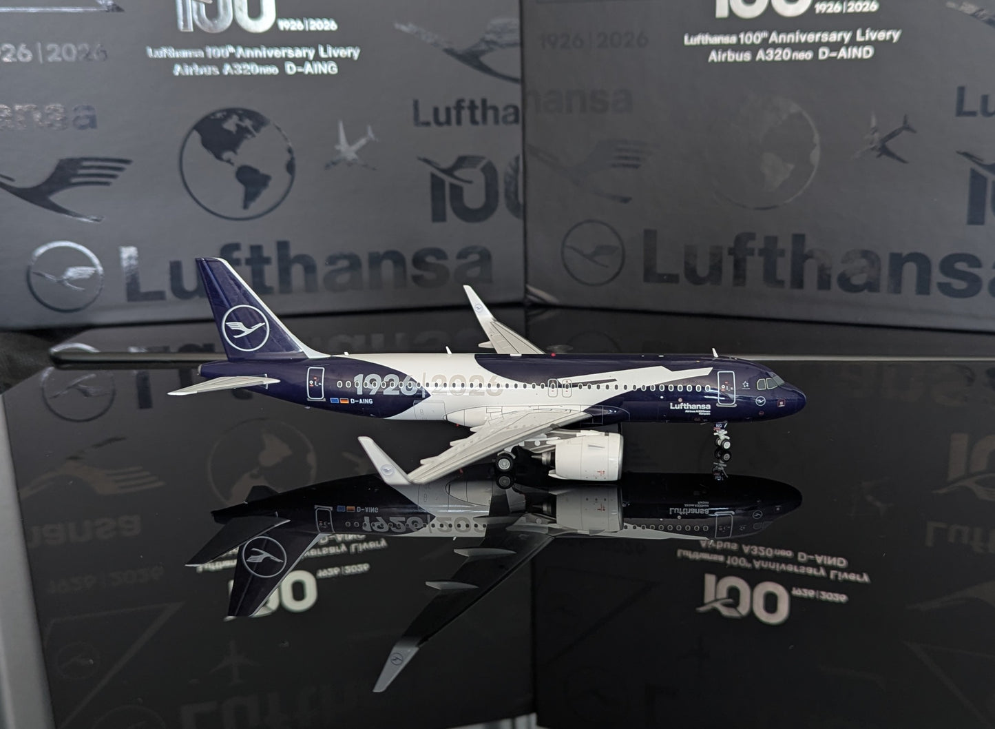 1:200 Lufthansa A320neo “100 Year Anniversary” D-AIND SQ Wings