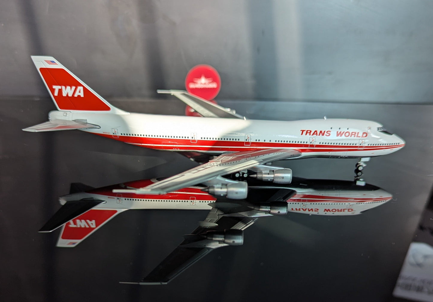 1:400 Trans World Airlines B747-100 N93107 HX Models