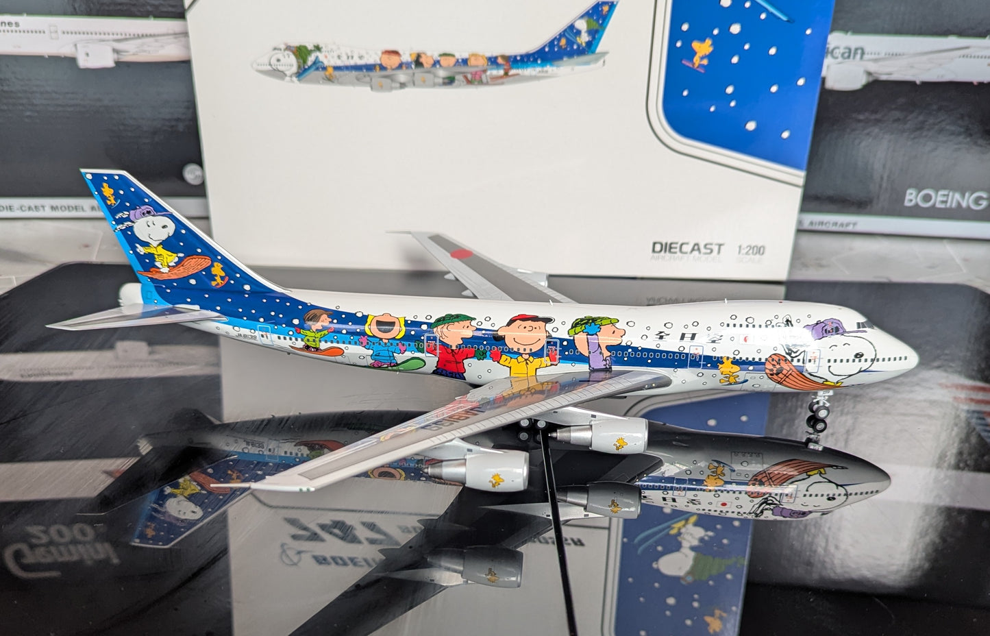 1:200 All Nippon Airways B747-100SR "Snoopy" JC Wings