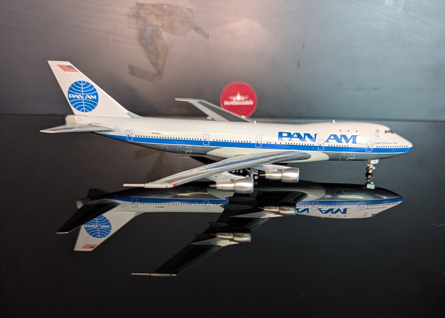 1:400 Pan Am B747-100 “Clipper Crest of the Wave” HX Models
