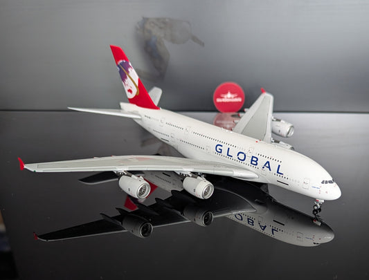 1:400 Global Airlines A380-800 detachable gear Aviation 400