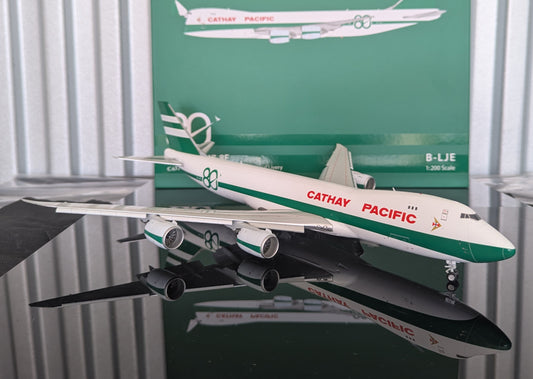 1:200 Cathay Pacific B747-8F “80th Anniversary Retro” SQ Wings Flaps Down*