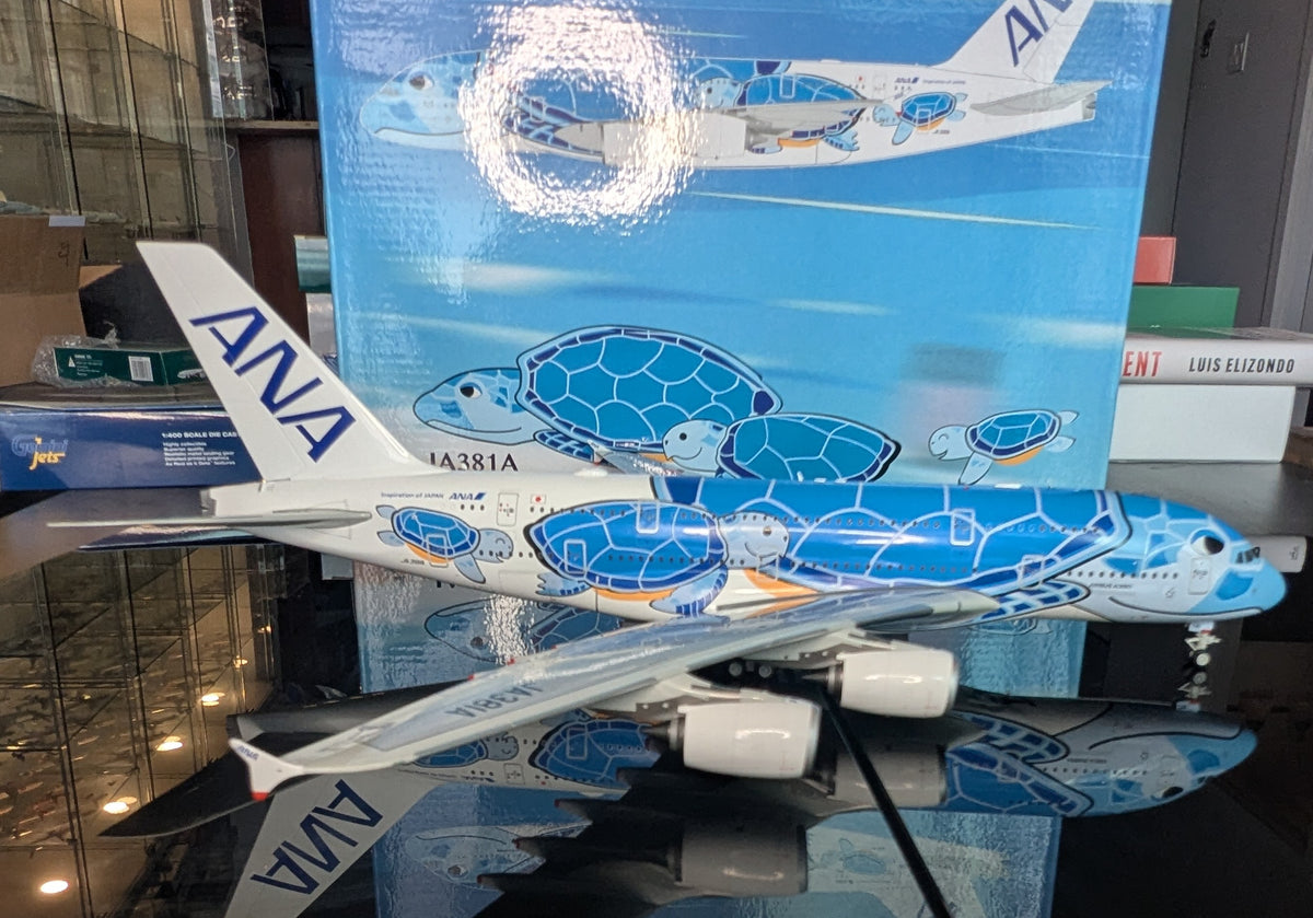 1:200 ANA All Nippon Airways  A380-800 “Flying Honu Blue” SQ Wings