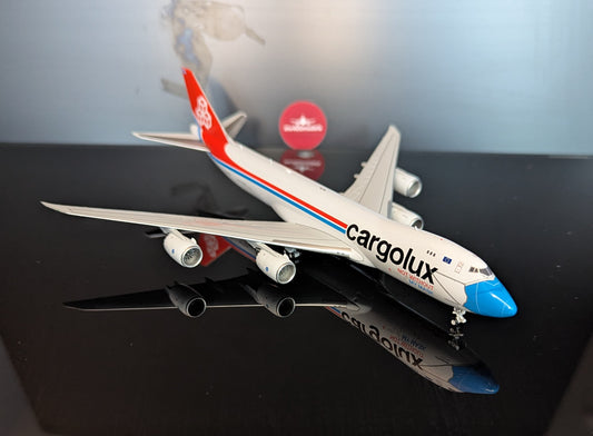 1:400 Cargolux B747-8F "Not Without My Mask" YY Wings