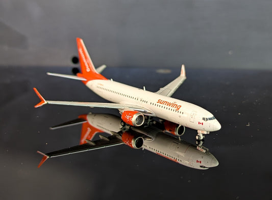 1:400 Sunwing B737 Max 8 C-FMXA JC Wings