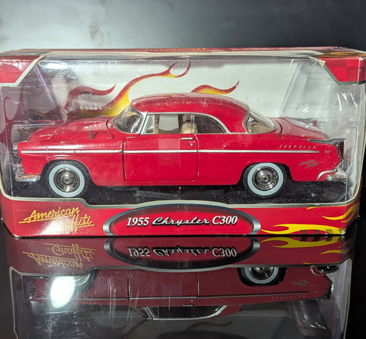 1/24 1955 Chrysler C300 American Graffiti -Diecast Model Car