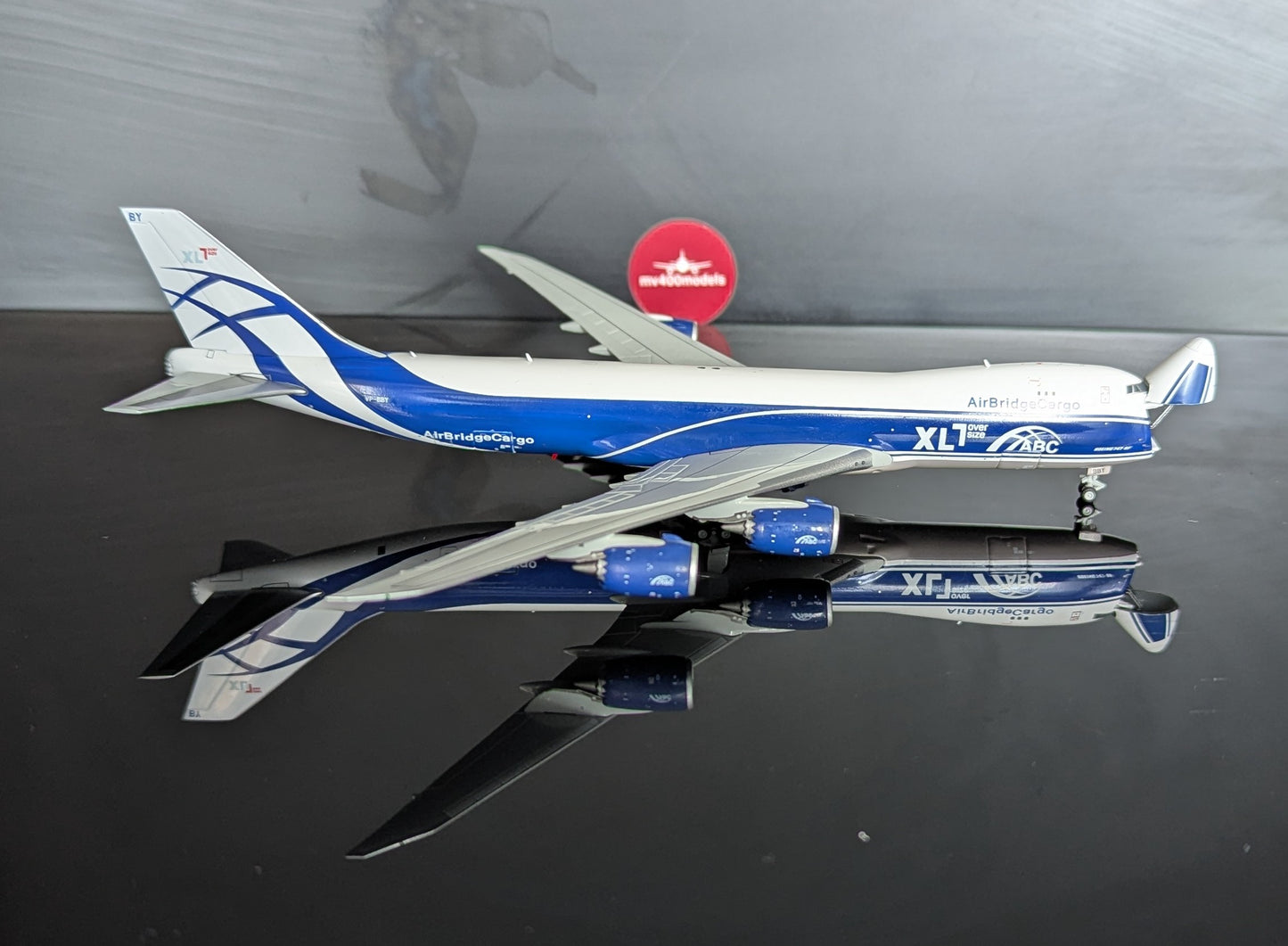 1:400 Air Bridge Cargo B747-8F HX Models VQ-BBY Interactive Series*