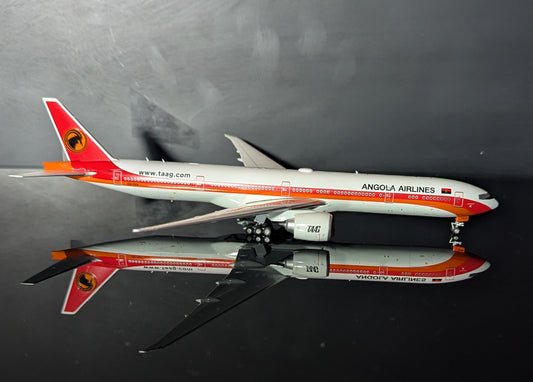 1:400 Linhas Aereas de Angola Airlines B777-300ER New magnetic detachable landing gear Aviation 400