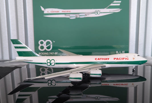 1:200 Cathay Pacific B747-8F “80th Anniversary Retro” SQ Wings Flaps Down*