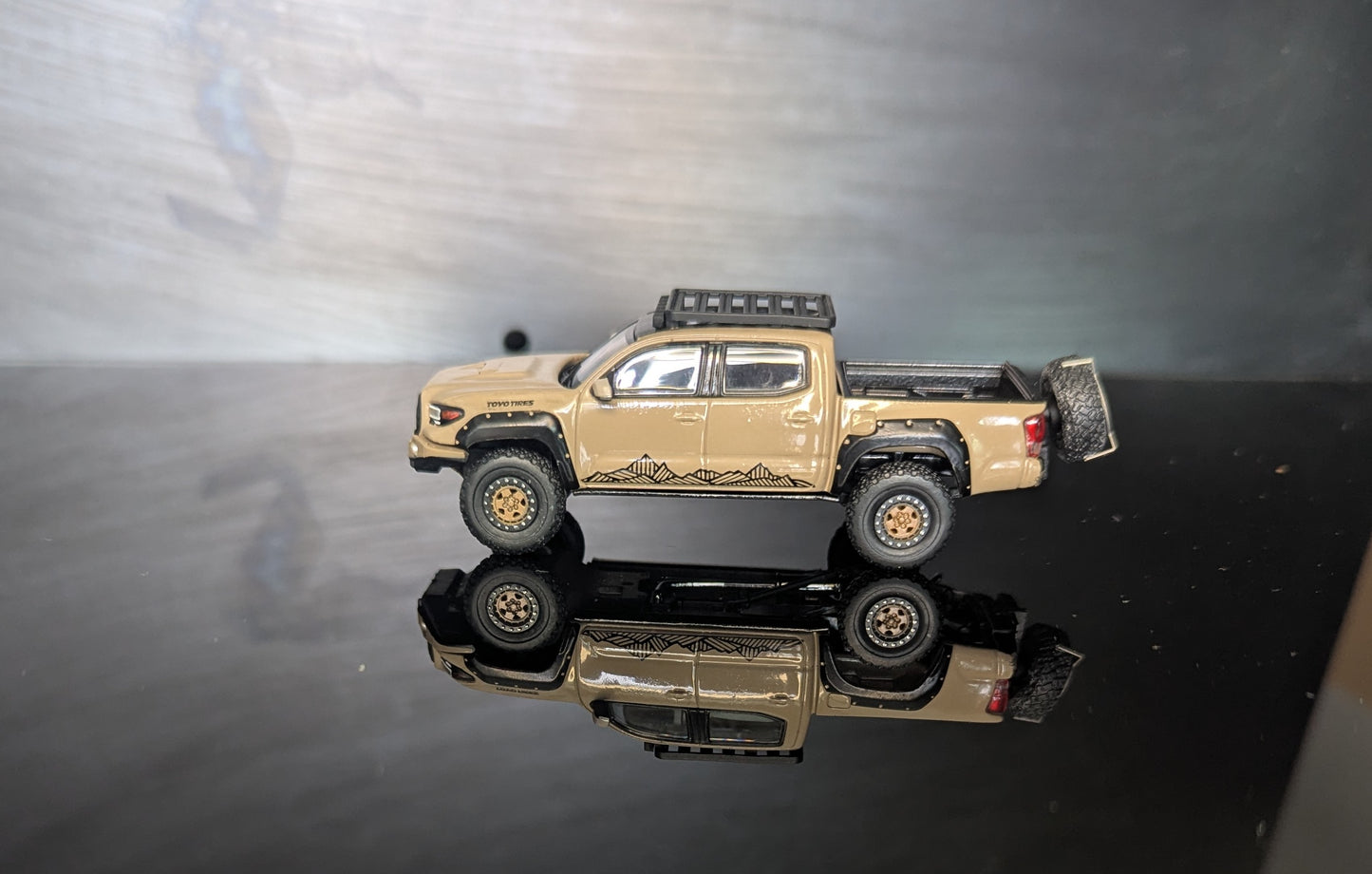 1/64 Toyota Tacoma Sand Unique Model -Diecast Model Car