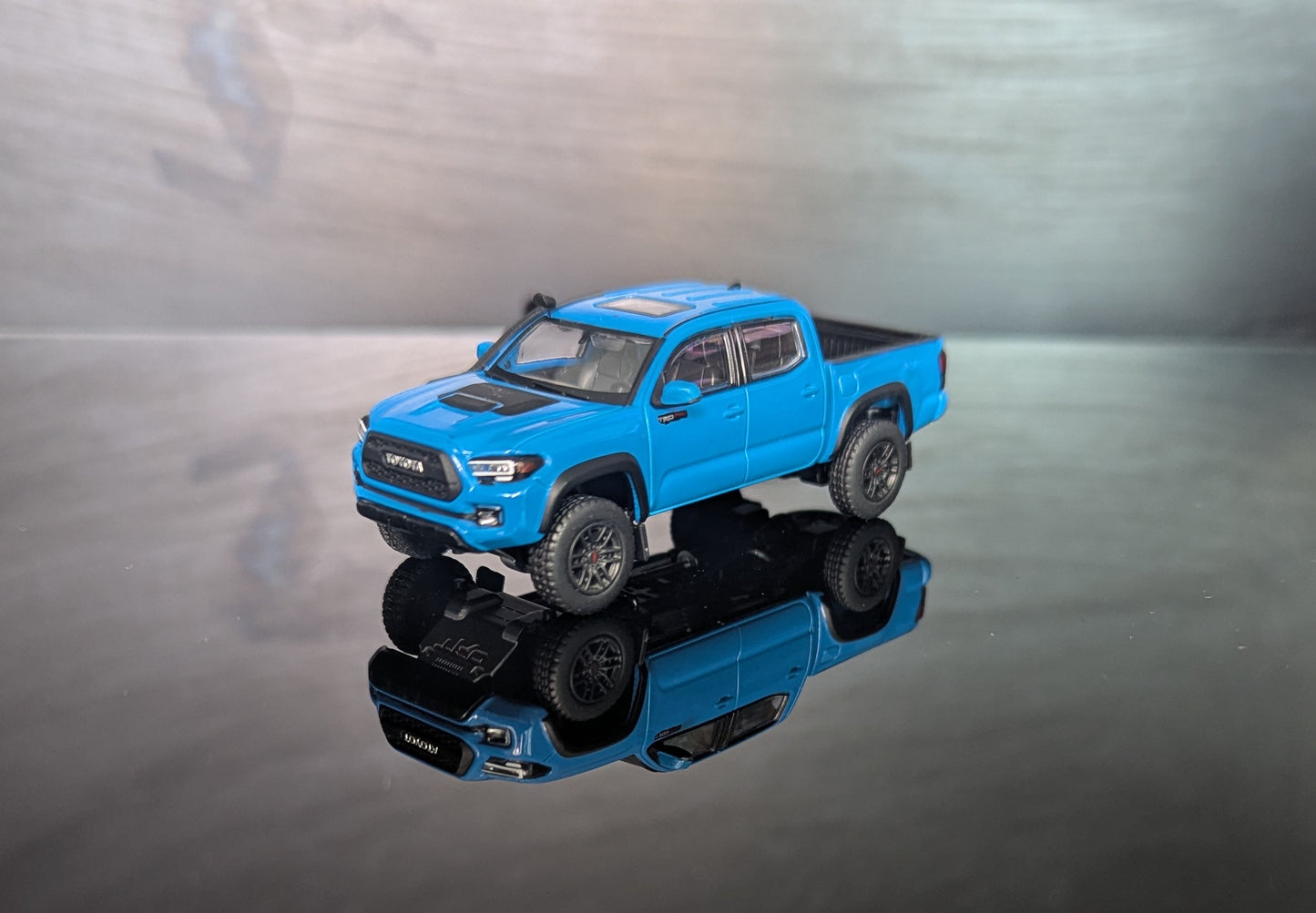 1/64 Toyota Tacoma Blue Unique Model -Diecast Model Car