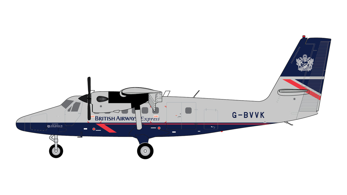 Pre-order 1:200 British Airways Express DHC-6-300 Gemini200