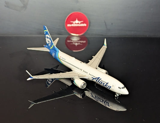 1:400 Alaska Airlines B737 Max 8 Gemini Jets