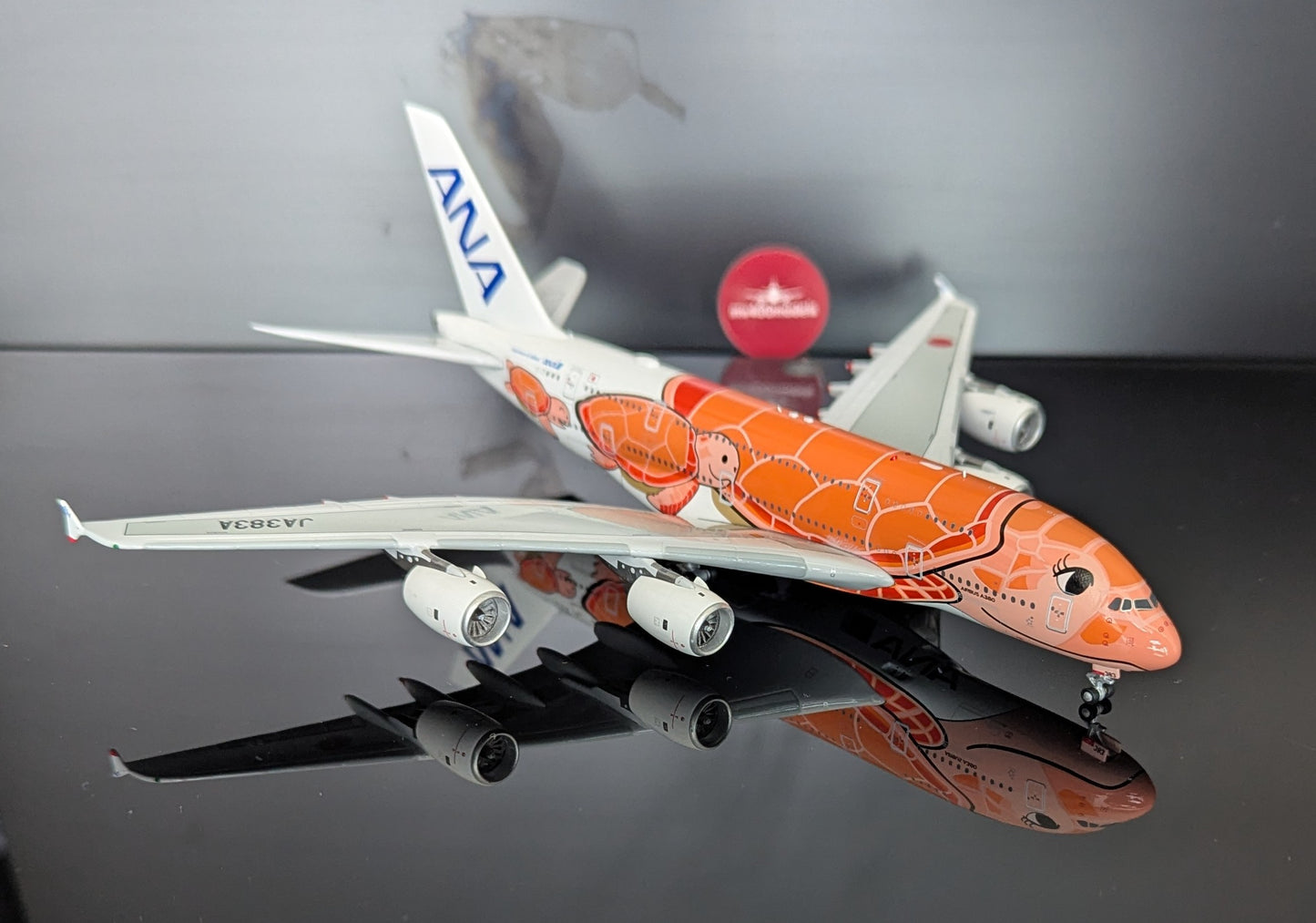 Restock* 1:400 ANA All Nippon Airways A380-800 “Fly Honu Orange” Aviation 400