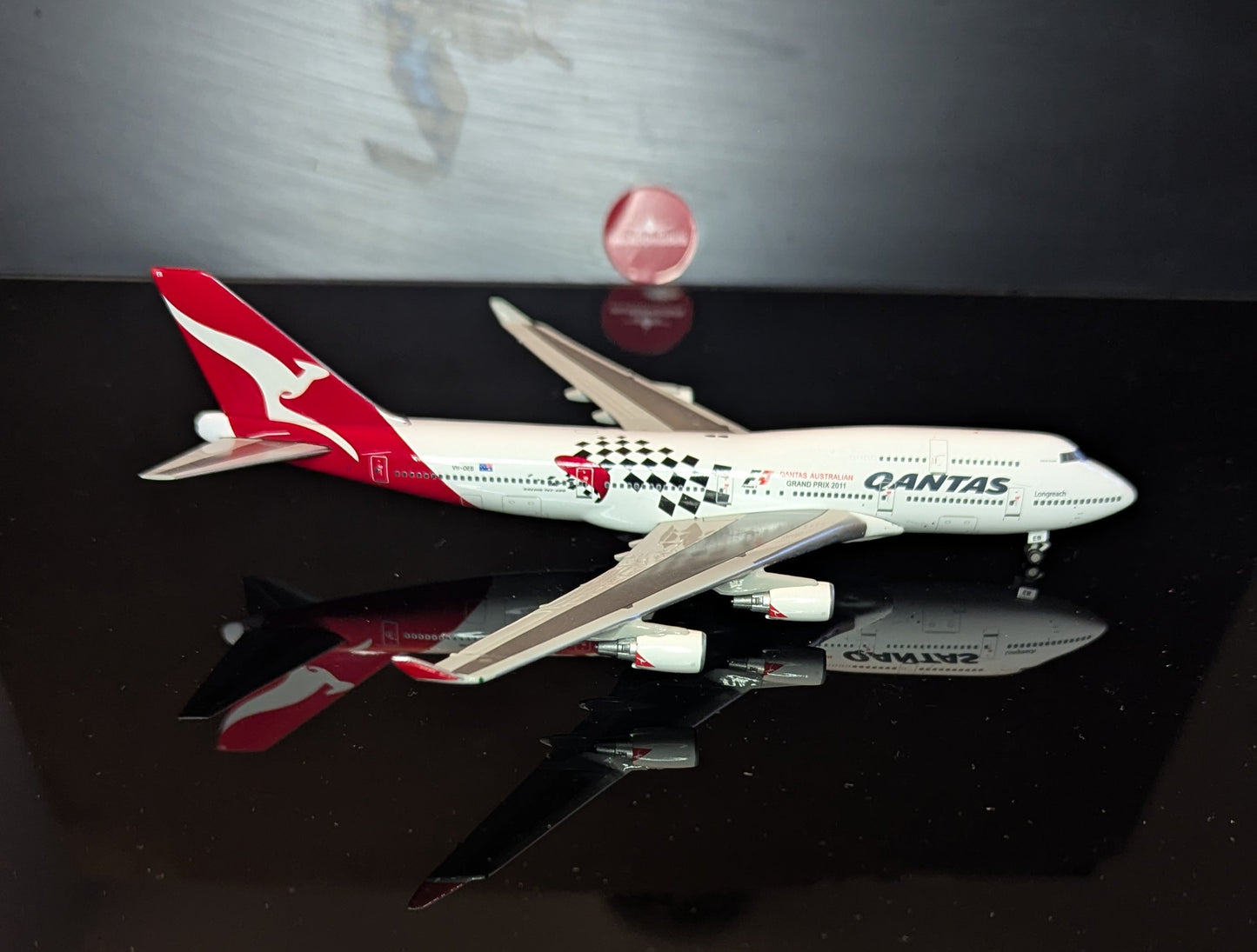 1:400 Qantas B747-400 "F1 Grand Prix 2011" Gemini Jets