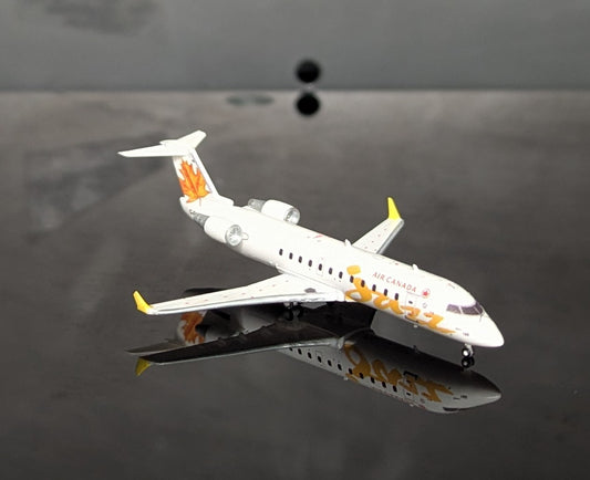 1:400 Air Canada Jazz CRJ-200 Yellow 3D Design Deck